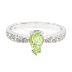 Bague en argent et Tourmaline Paraïba