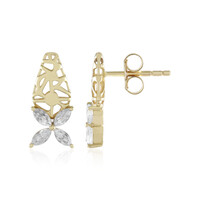 Boucles d'oreilles en or et Zircon (Ornaments by de Melo)