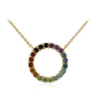 Collier en argent et Topaze bleu Suisse