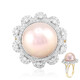 Bague en or et Perle Ming rose royal (TPC)