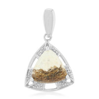 Pendentif en argent et Magnésite