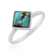 Bague en argent et Turquoise de la Mine 8 (Anne Bever)