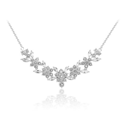 Collier en argent et Topaze blanche