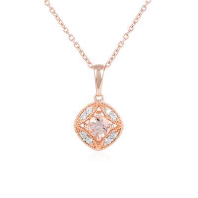 Collier en argent et Morganite