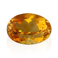  Citrine mandarine (gemme et boîte de collection)