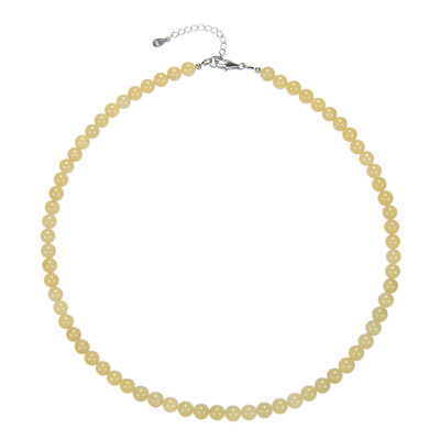 Collier en argent et Héliodore