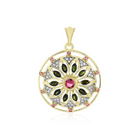 Pendentif en or et Tourmaline rose (Adela Gold)