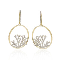 Boucles d'oreilles en argent et Zircon