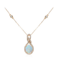 Collier en or et Opale Welo AAA (CIRARI)