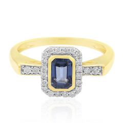 Bague en or et Saphir de Ceylan