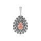 Pendentif en argent et Rhodochrosite (Desert Chic)