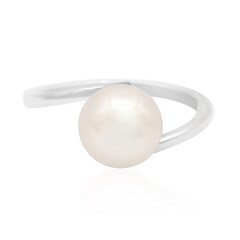 Bague en argent et Perle de culture d'eau douce