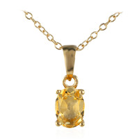 Collier en argent et Citrine