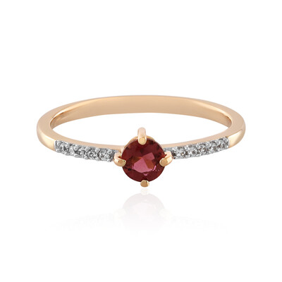 Bague en or et Tourmaline rose