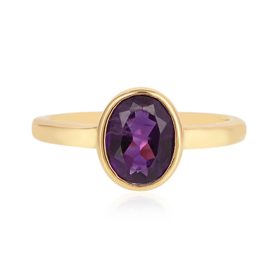 Bague en argent et Améthyste de Zambie