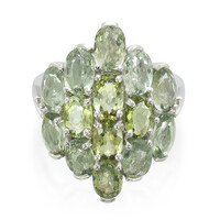Bague en argent et Tourmaline Paraïba
