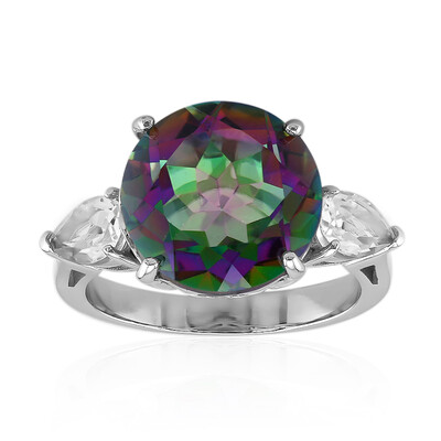 Bague en argent et Quartz mystique