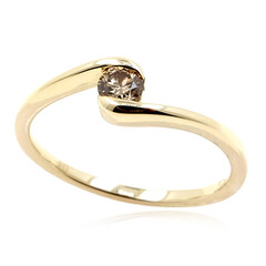 Bague en or et Diamant champagne SI2 d'Argyle