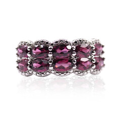 Bague en argent et Grenat de Tocantin