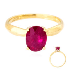 Bague en or et Rubis de Madagascar (de Melo)