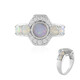 Bague en argent et Opale Welo