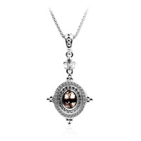 Collier en argent et Morganite (Dallas Prince Designs)