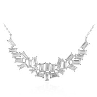 Collier en argent et Topaze blanche