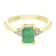 Bague en argent et Emeraude de Bahia