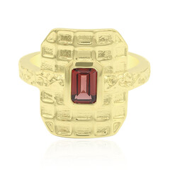Bague en argent et Grenat du Mozambique