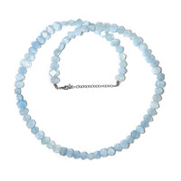 Collier en argent et Aigue-marine