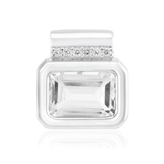 Pendentif en argent et Topaze blanche