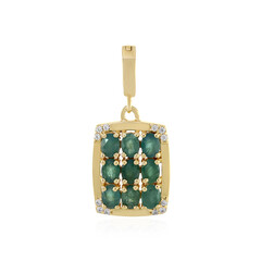 Pendentif en argent et Grandidierite