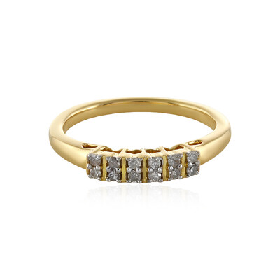 Bague en argent et Diamant I1 couleur (I)