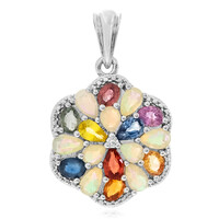 Pendentif en argent et Opale Welo