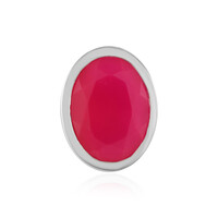 Pendentif en argent et Calcédoine rose