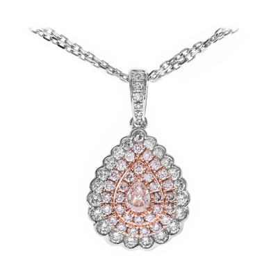 Collier en or et Diamant rose I1 (CIRARI)