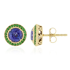 Boucles d'oreilles en or et Tanzanite (La Revelle)