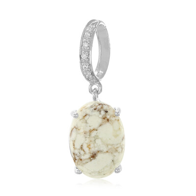 Pendentif en argent et Magnésite