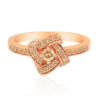 Bague en or et Diamant rose de France SI1 d'Argyle 