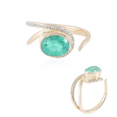 Bague en or et Emeraude de Russie (de Melo)