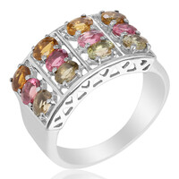 Bague en argent et Tourmaline