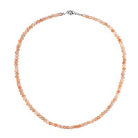 Collier en argent et Pierre du Soleil