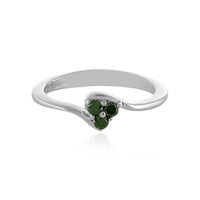 Bague en argent et Diamant vert I4