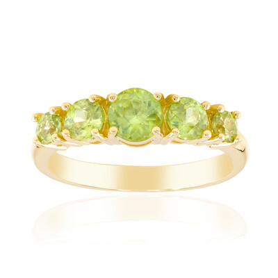 Bague en or et Sphène de Capelinha