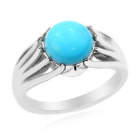 Bague en argent et Turquoise Sleeping Beauty (Anne Bever)