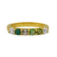 Bague en argent et Topaze blanche