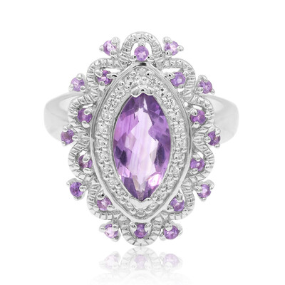 Bague en argent et Améthyste