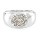 Bague pour homme en argent et Diamant chocolat