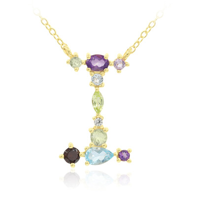 Collier en argent et Topaze bleu Suisse