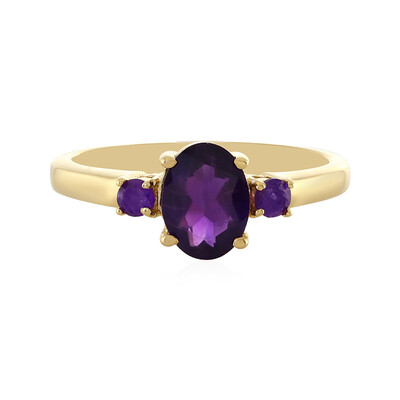 Bague en argent et Améthyste de Zambie